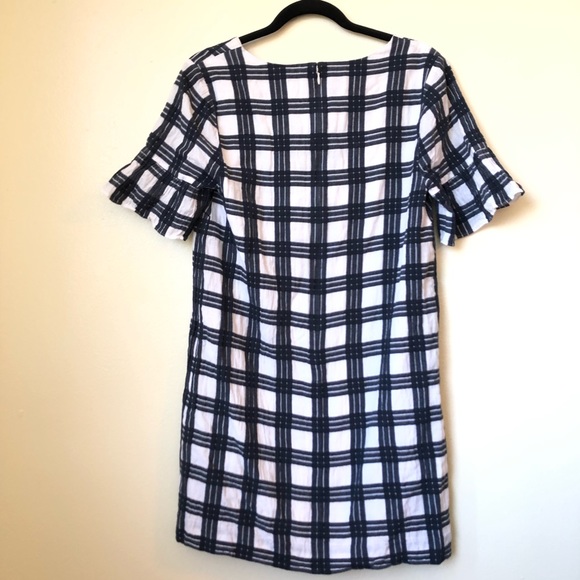 Madewell Bell Sleeve Dress Leighton Plaid … - Picture 7 of 10